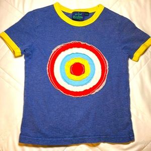 Mini Boden appliqué ringer tee